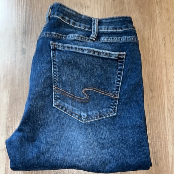 Silver Jeans Denim - Silver Jeans Co. Women's Suki Mid Rise Slim Bootcut Jeans Sz 33/33